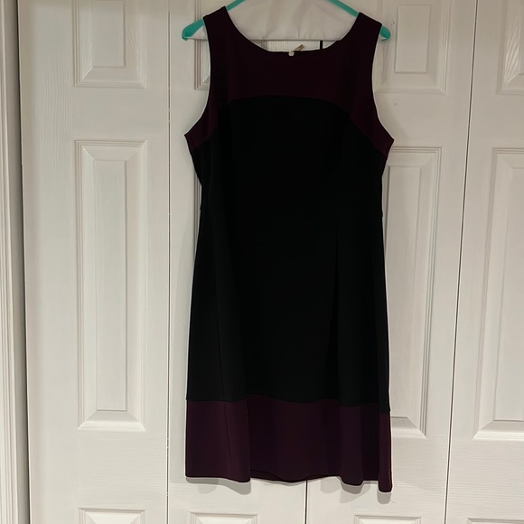 Tommy Hilfiger Dresses & Skirts - Tommy Hilfiger Black and Purple Dress size 12
